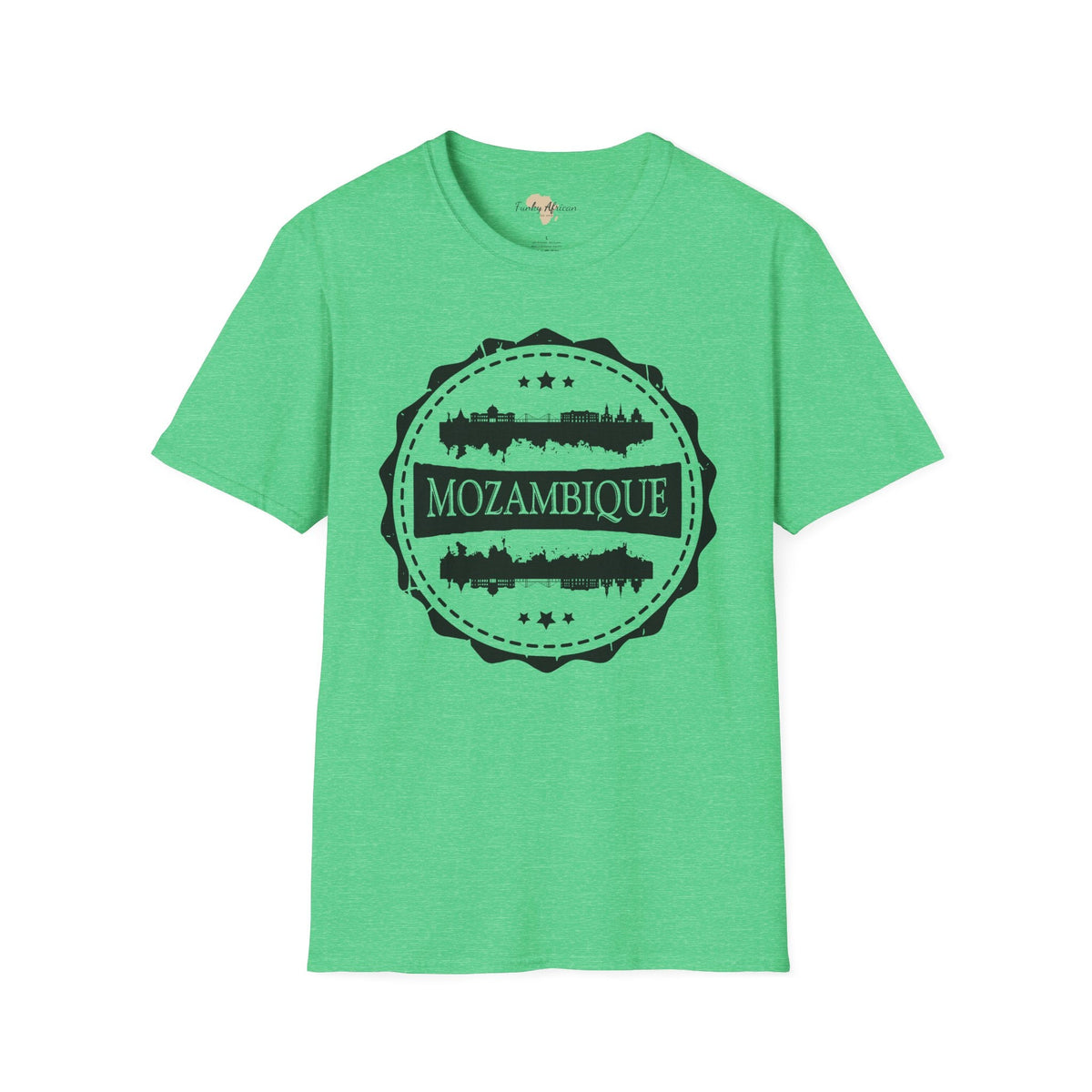 Mozambique Stamp unisex tee Funky African