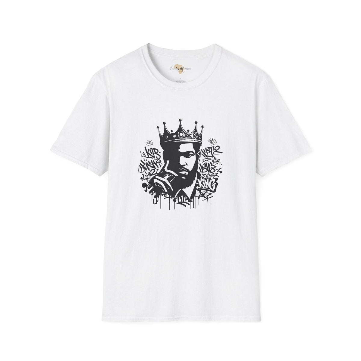 African King graffiti unisex softstyle tee Funky African