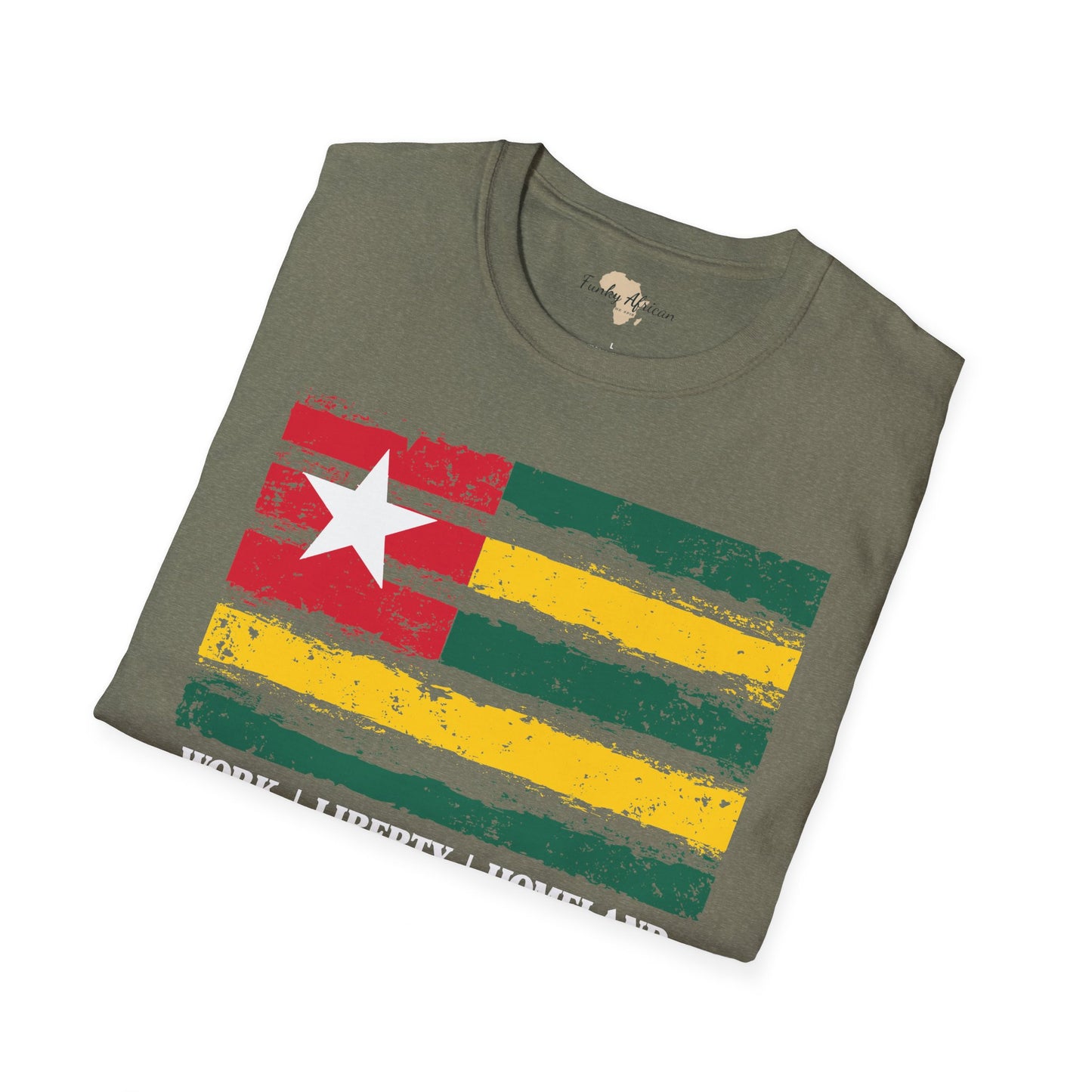 Togo strip unisex softstyle tee