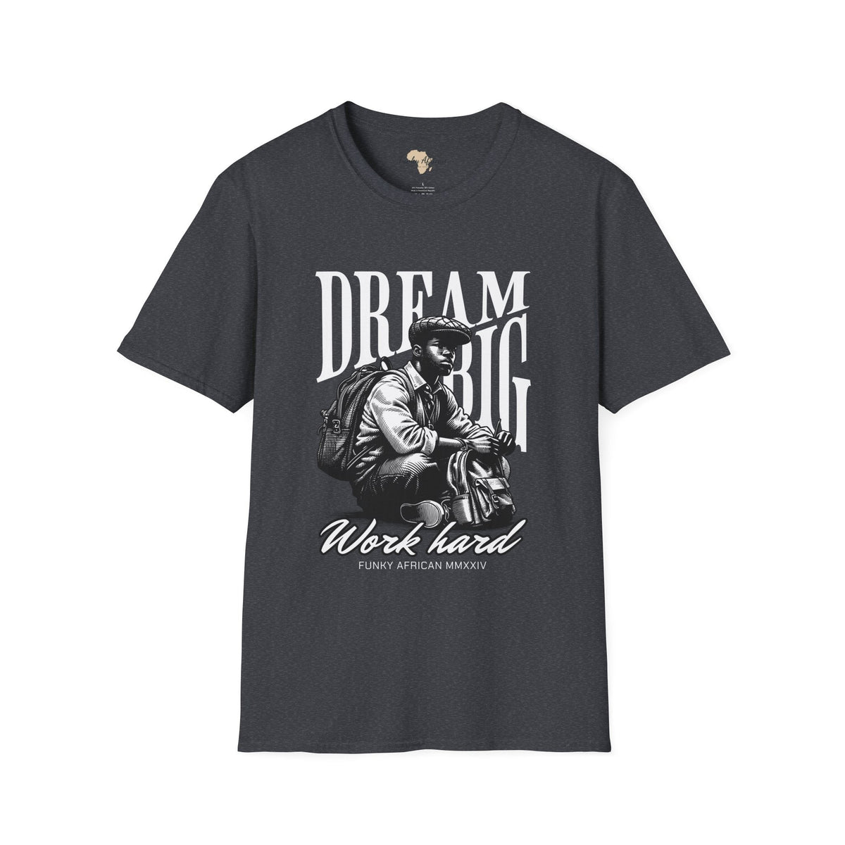 Dream big unisex softstyle tee Funky African