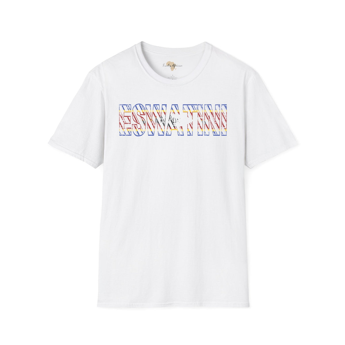 Eswatini text unisex softstyle tee Funky African