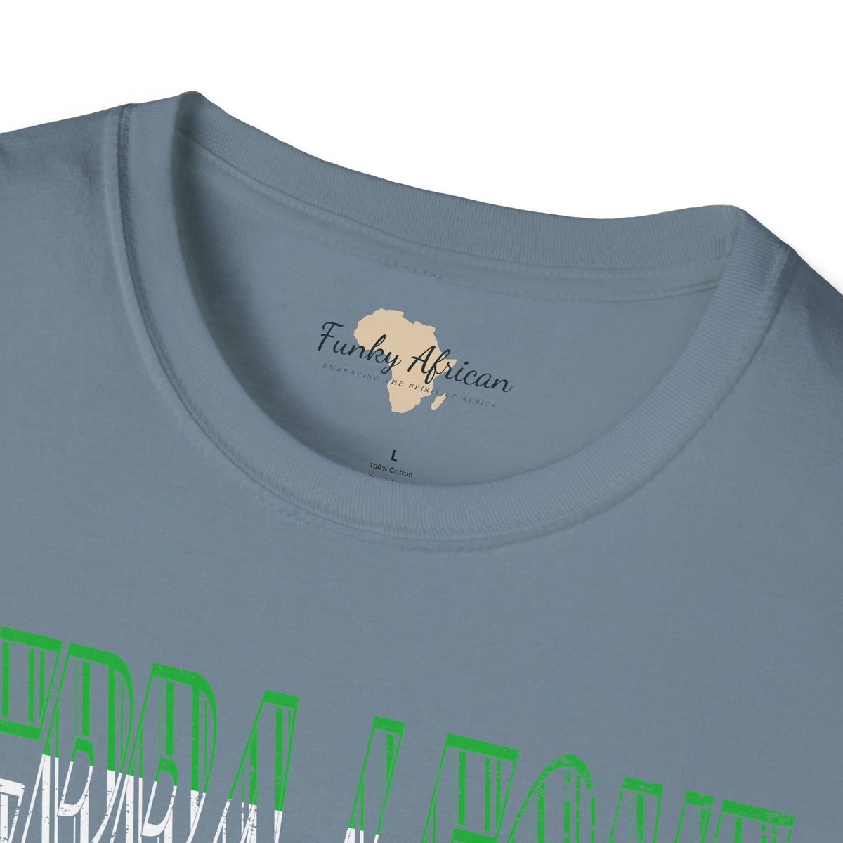 Sierra Leone text unisex softstyle tee Funky African