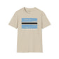 Botswana strip unisex softstyle tee