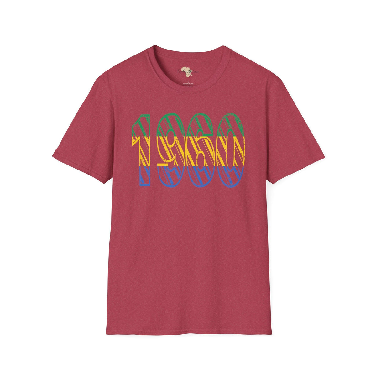 Gabon year unisex softstyle tee Funky African