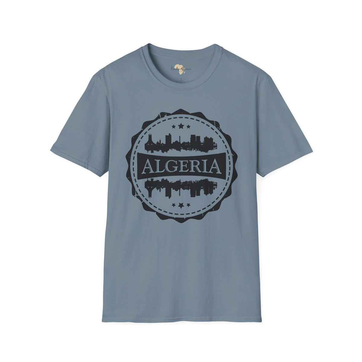 Algeria Stamp unisex tee Funky African