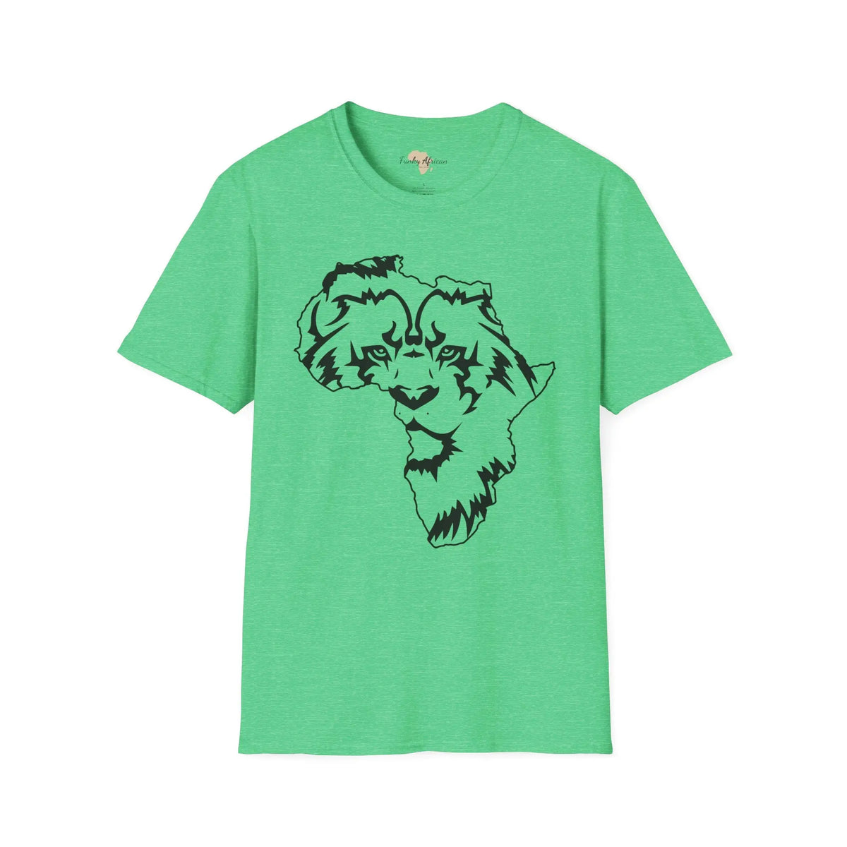 African map graffiti unisex softstyle tee Funky African