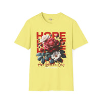 Hope lights the way unisex tee