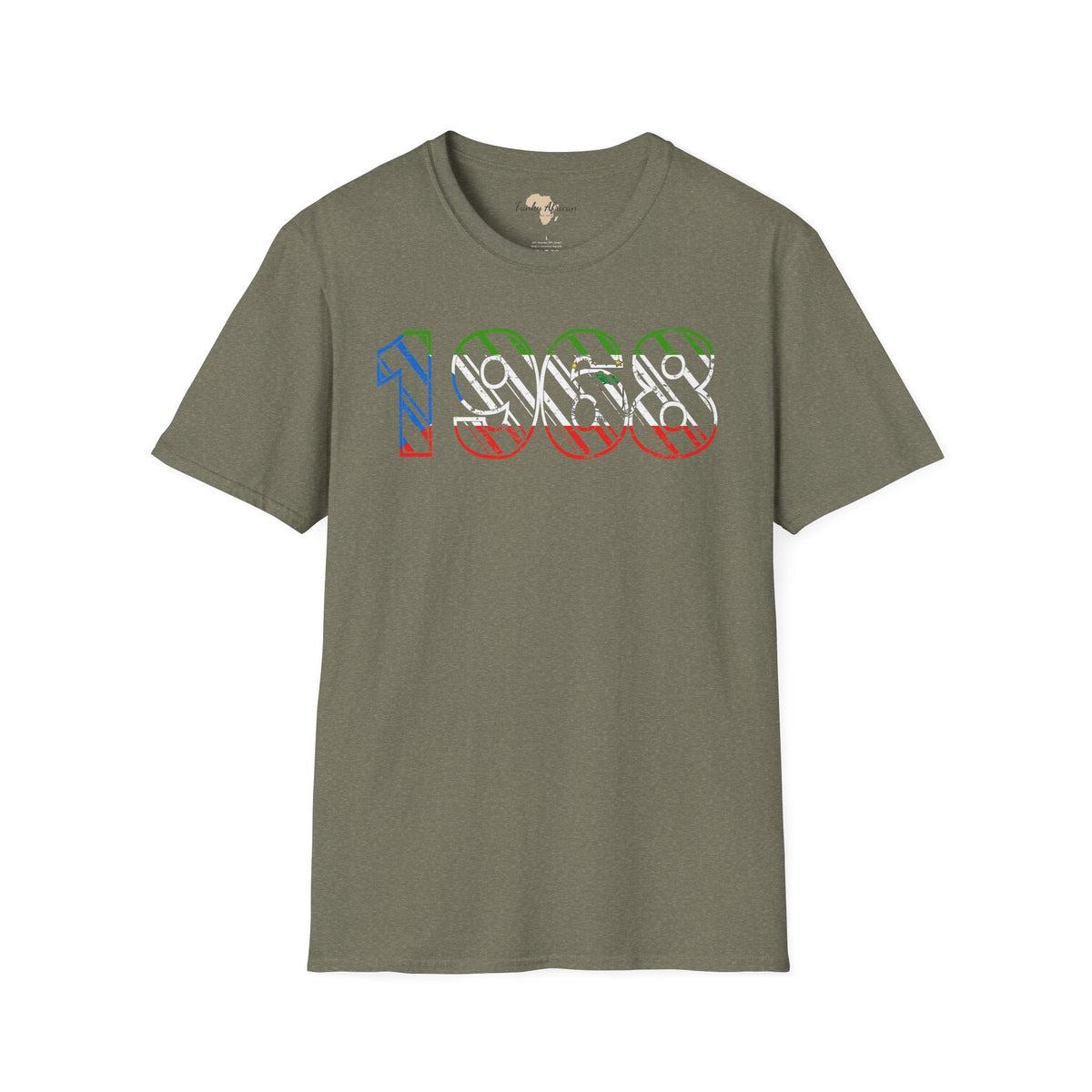 Equatorial Guinea year unisex softstyle tee Funky African