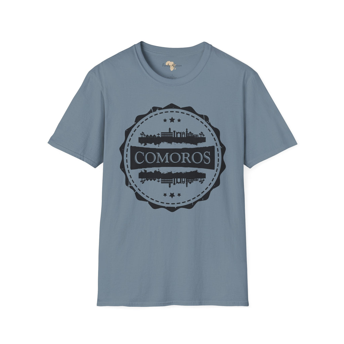 Comoros Stamp unisex tee Funky African