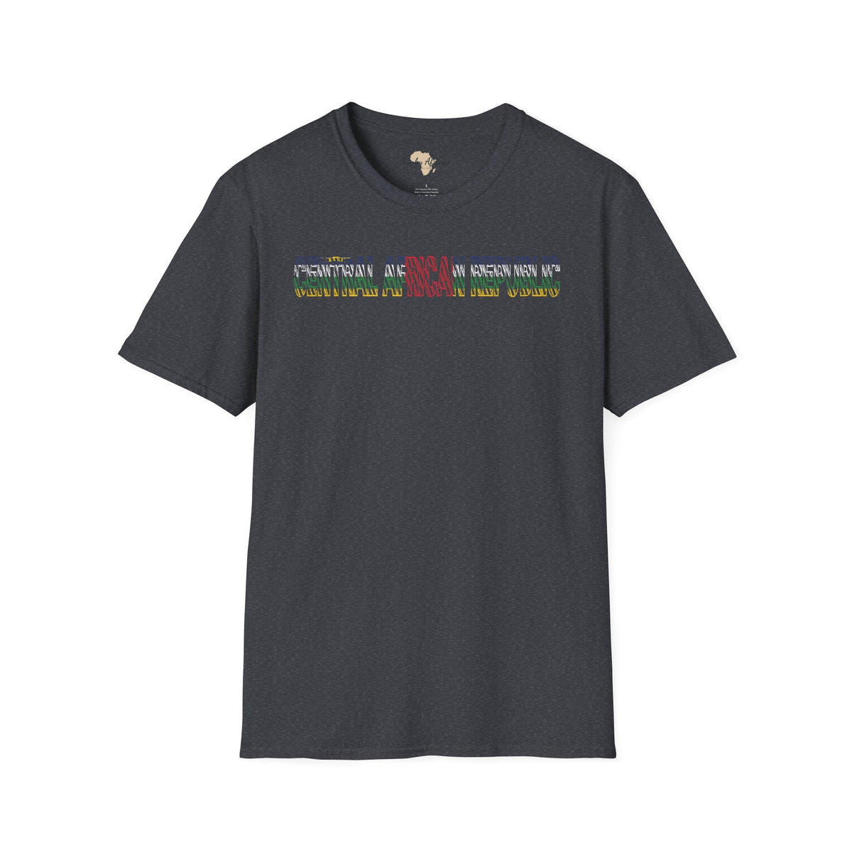 Central African Republic unisex softstyle tee Funky African