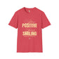 Stay positive unisex softstyle tee