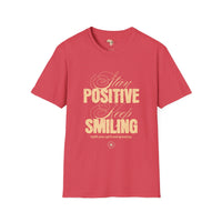 Stay positive unisex softstyle tee