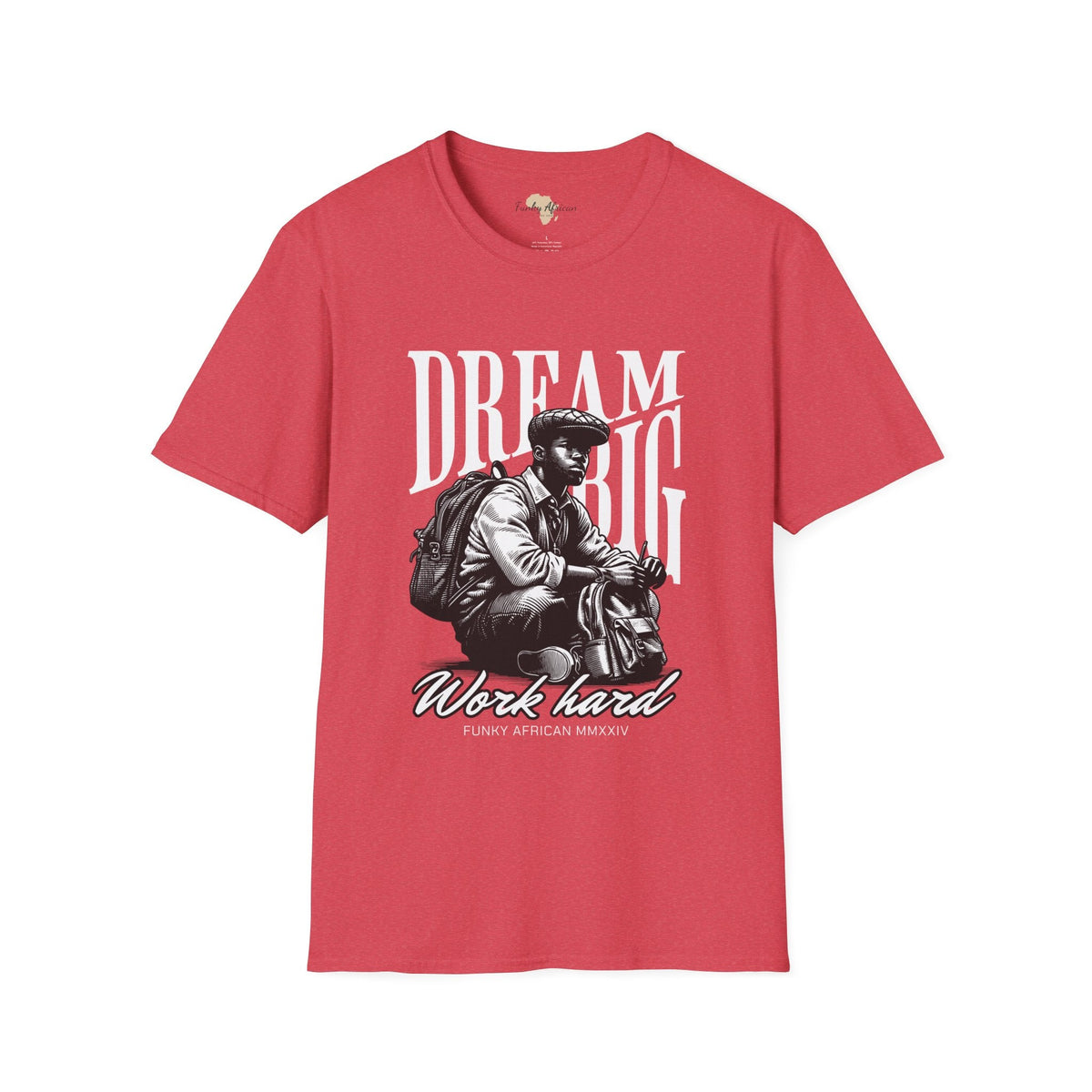 Dream big unisex softstyle tee Funky African