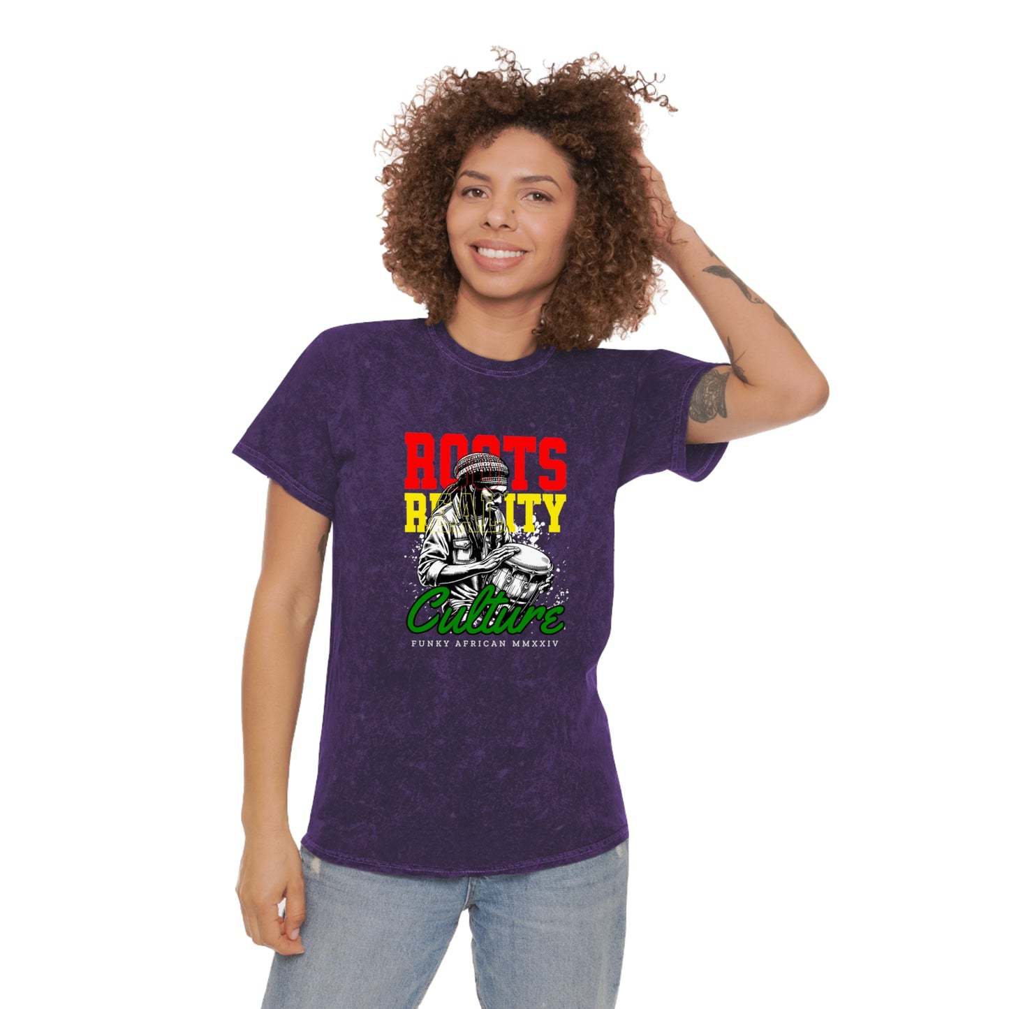 Roots reality unisex wash tee
