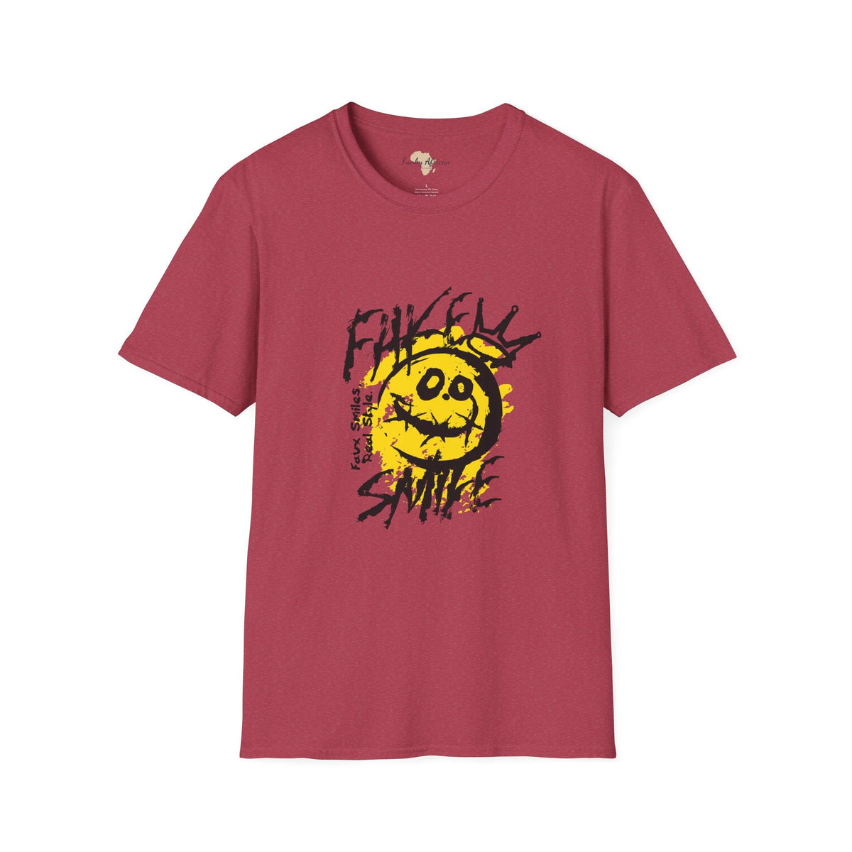 Fake smile unisex tee Funky African