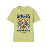 Smiles and happiness unisex softstyle tee