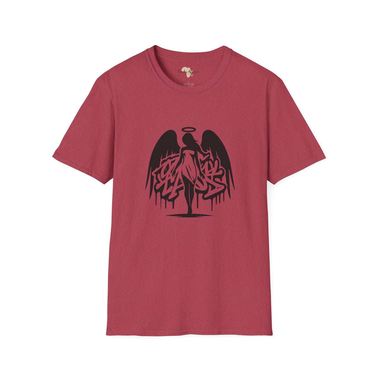 Angel graffiti unisex softstyle tee Funky African