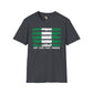 Nigeria strip unisex softstyle tee