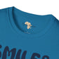 Smiles and happiness unisex softstyle tee