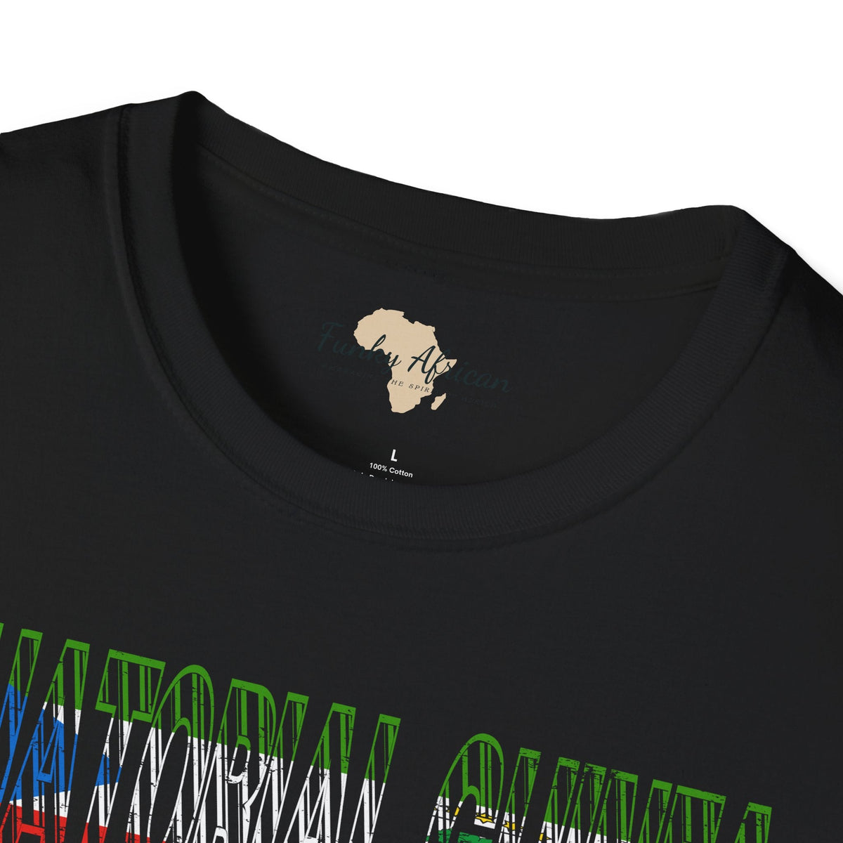 Equatorial Guinea text unisex softstyle tee Funky African