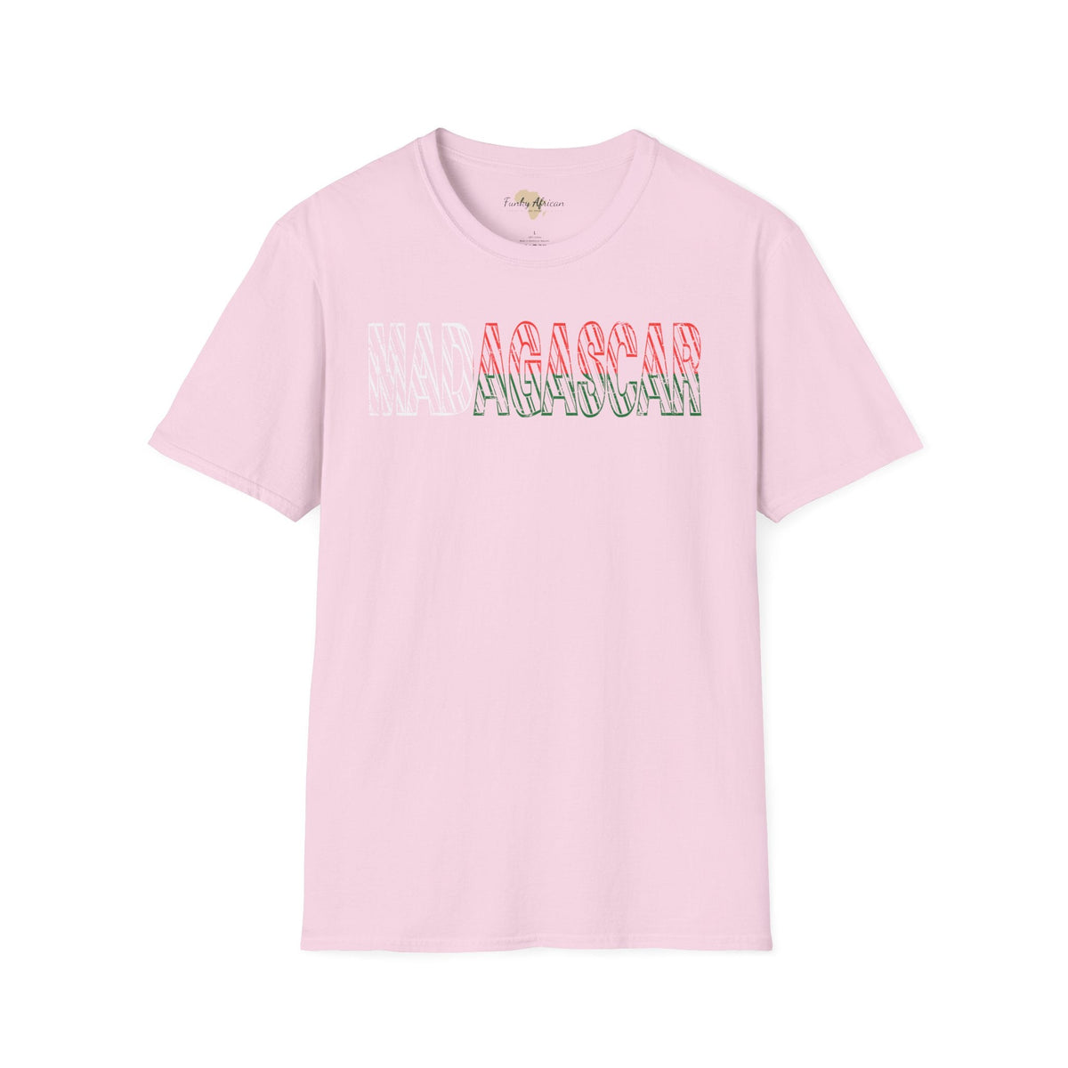 Madagascar text unisex softstyle tee Funky African