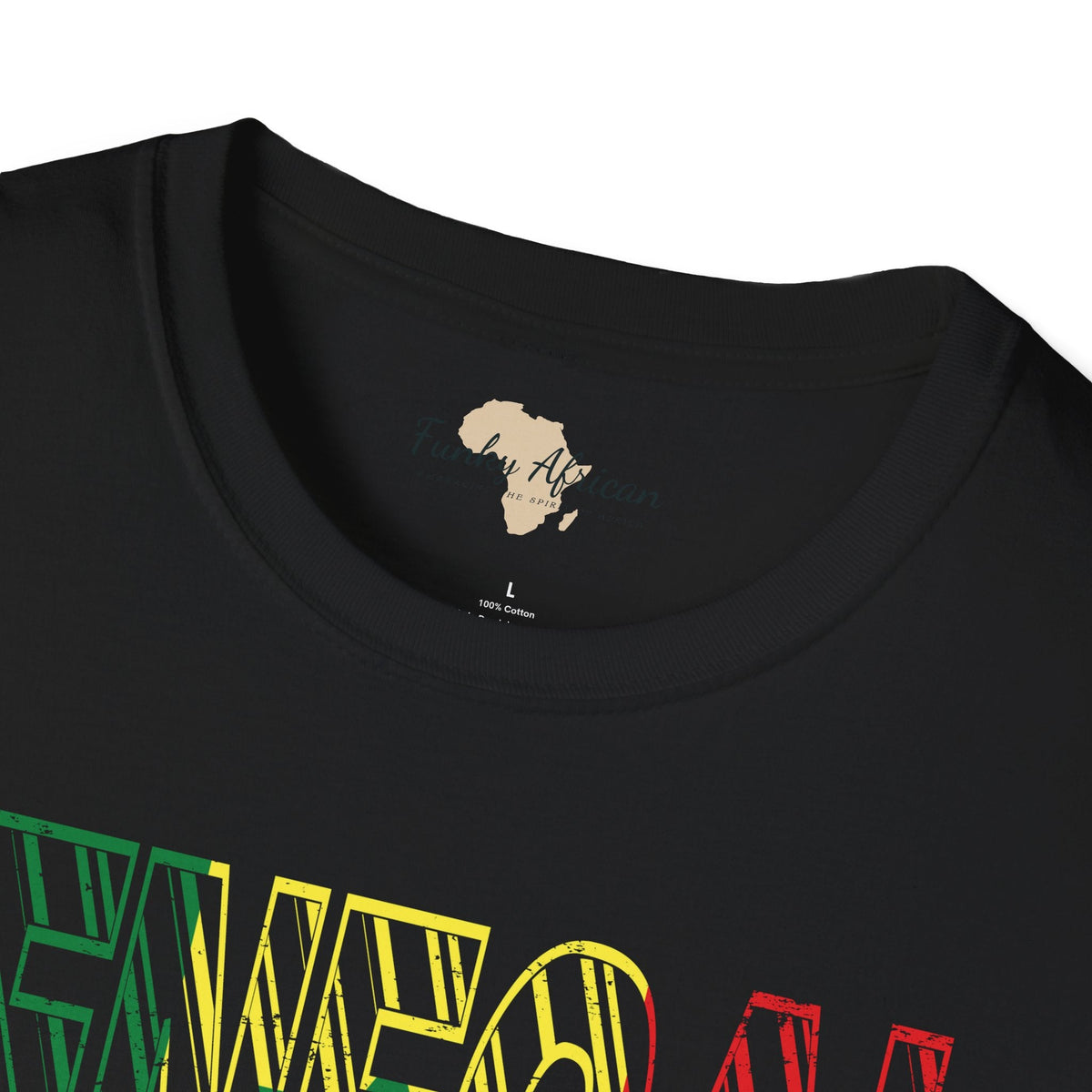 Senegal text unisex softstyle tee Funky African