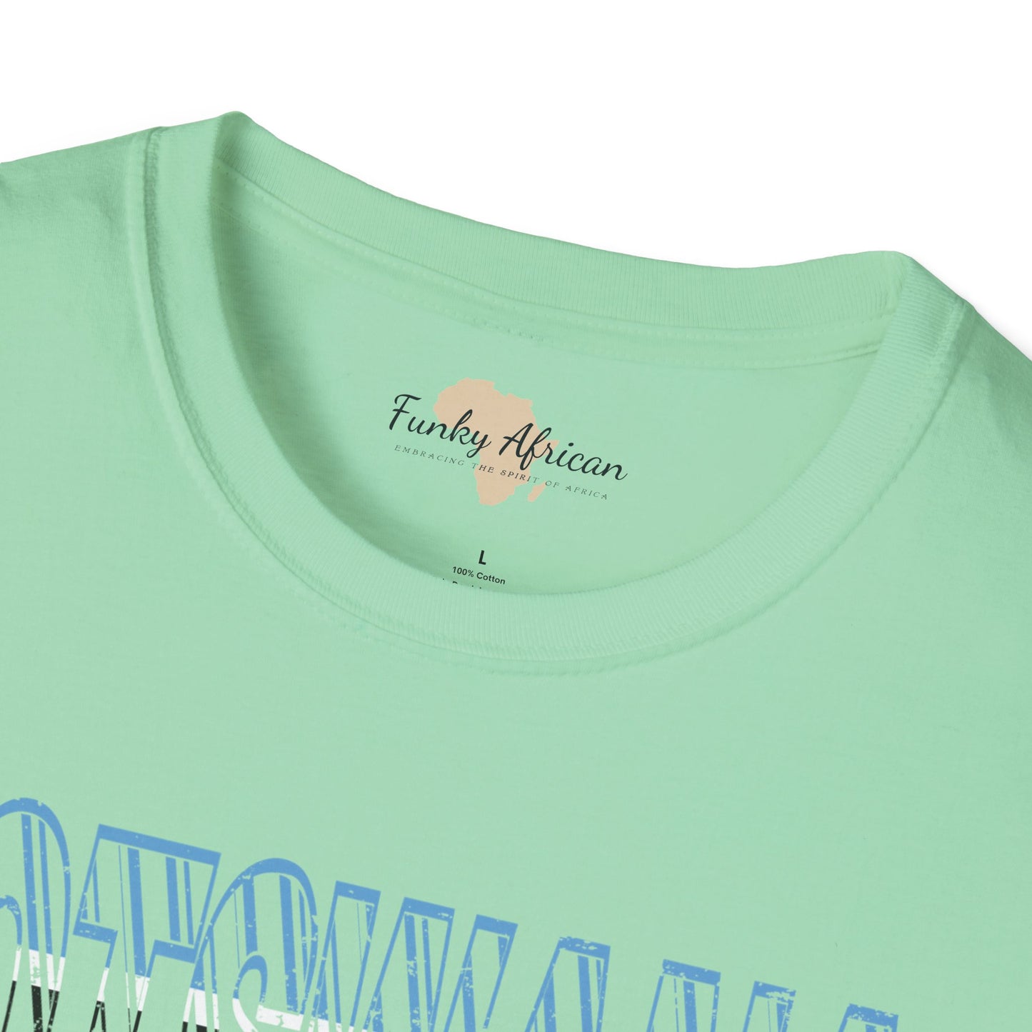 Botswana text unisex softstyle tee