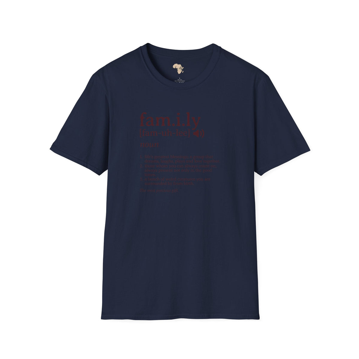 Family unisex softstyle tee Funky African