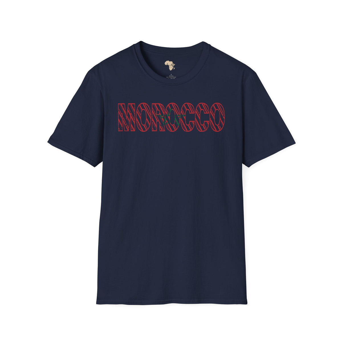 Morocco text unisex softstyle tee Funky African