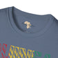 Guinea text unisex softstyle tee Funky African