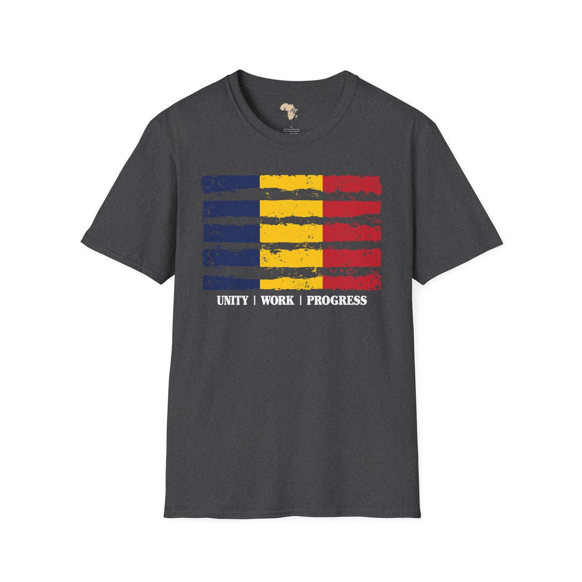 Chad strip unisex softstyle tee Funky African