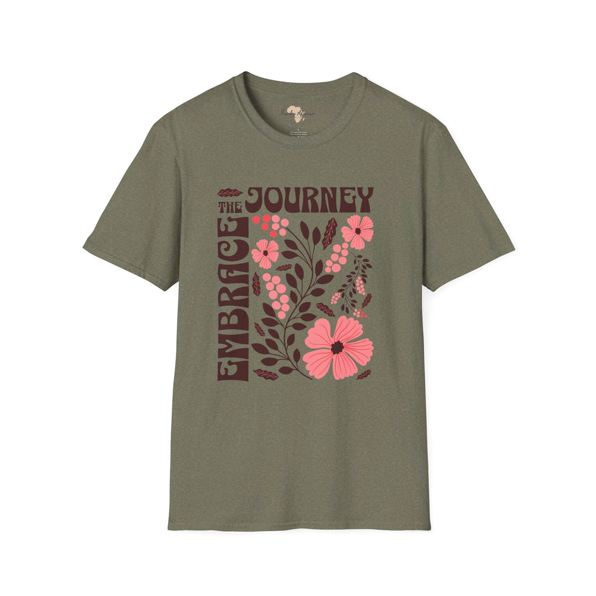 Embrace the journey unisex softstyle tee Funky African