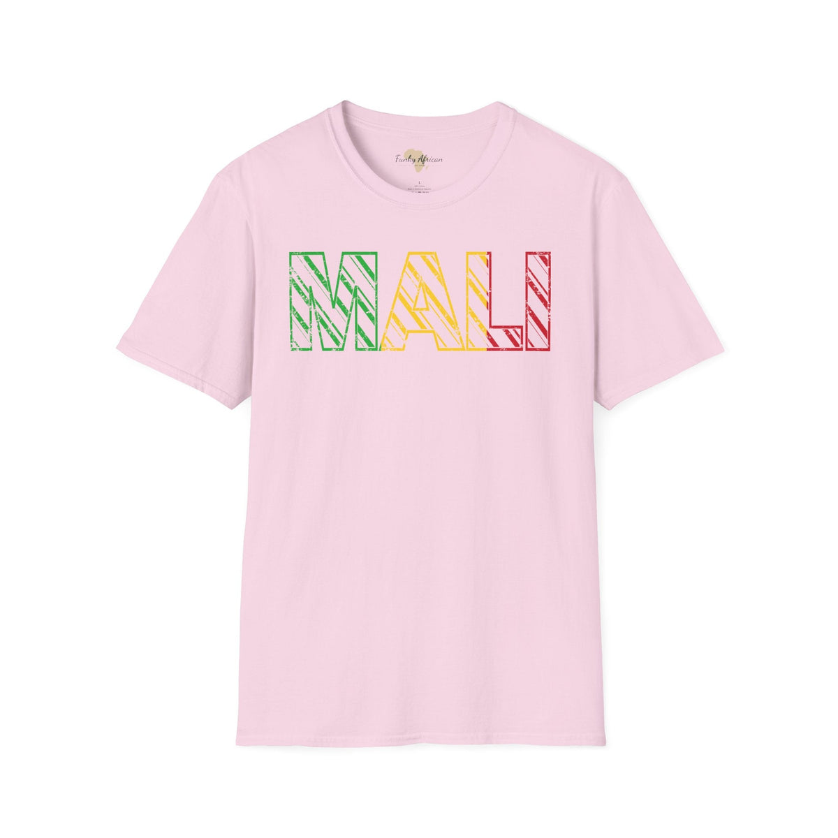 Malian text unisex softstyle tee Funky African