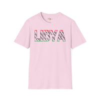 Libya text unisex softstyle tee