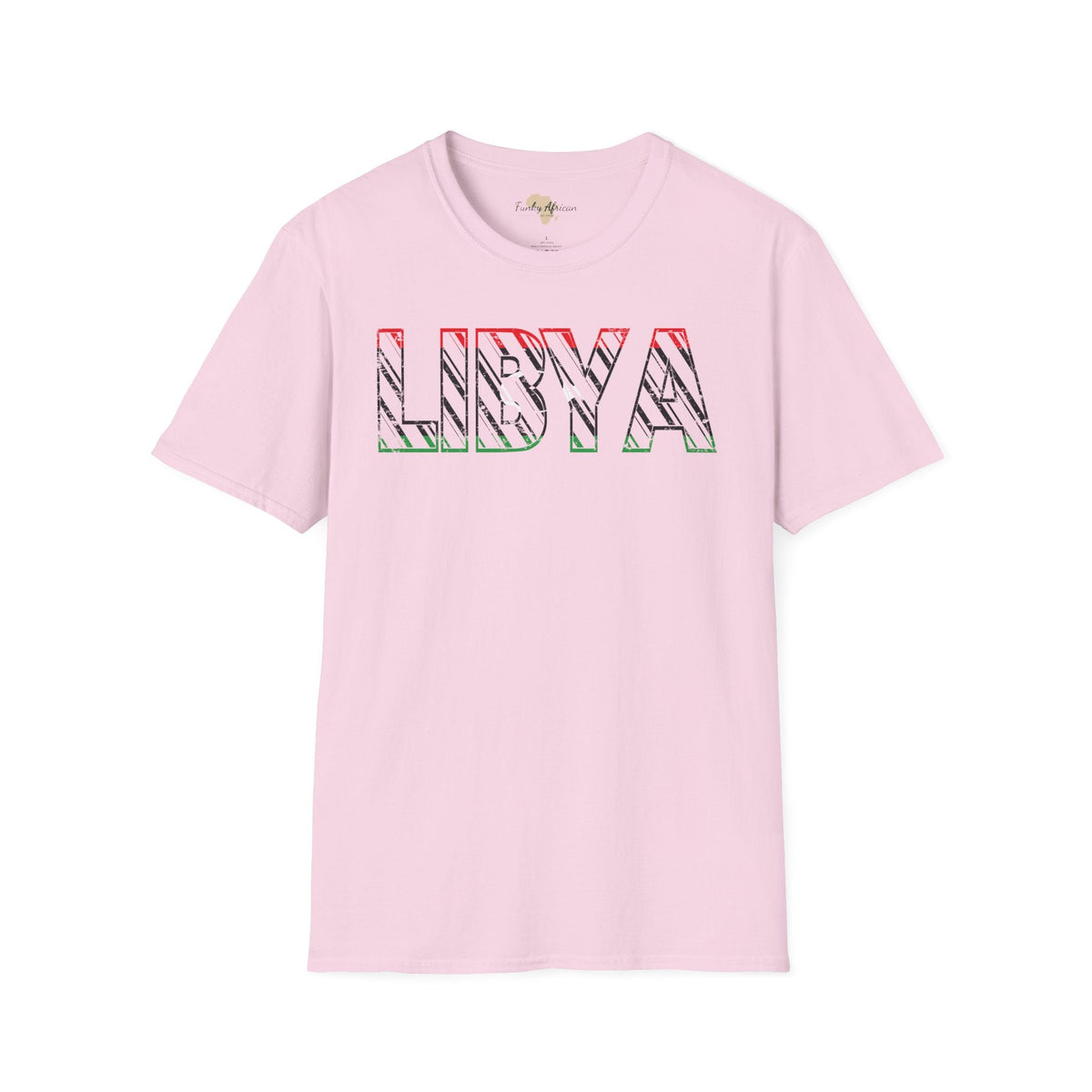 Libya text unisex softstyle tee Funky African