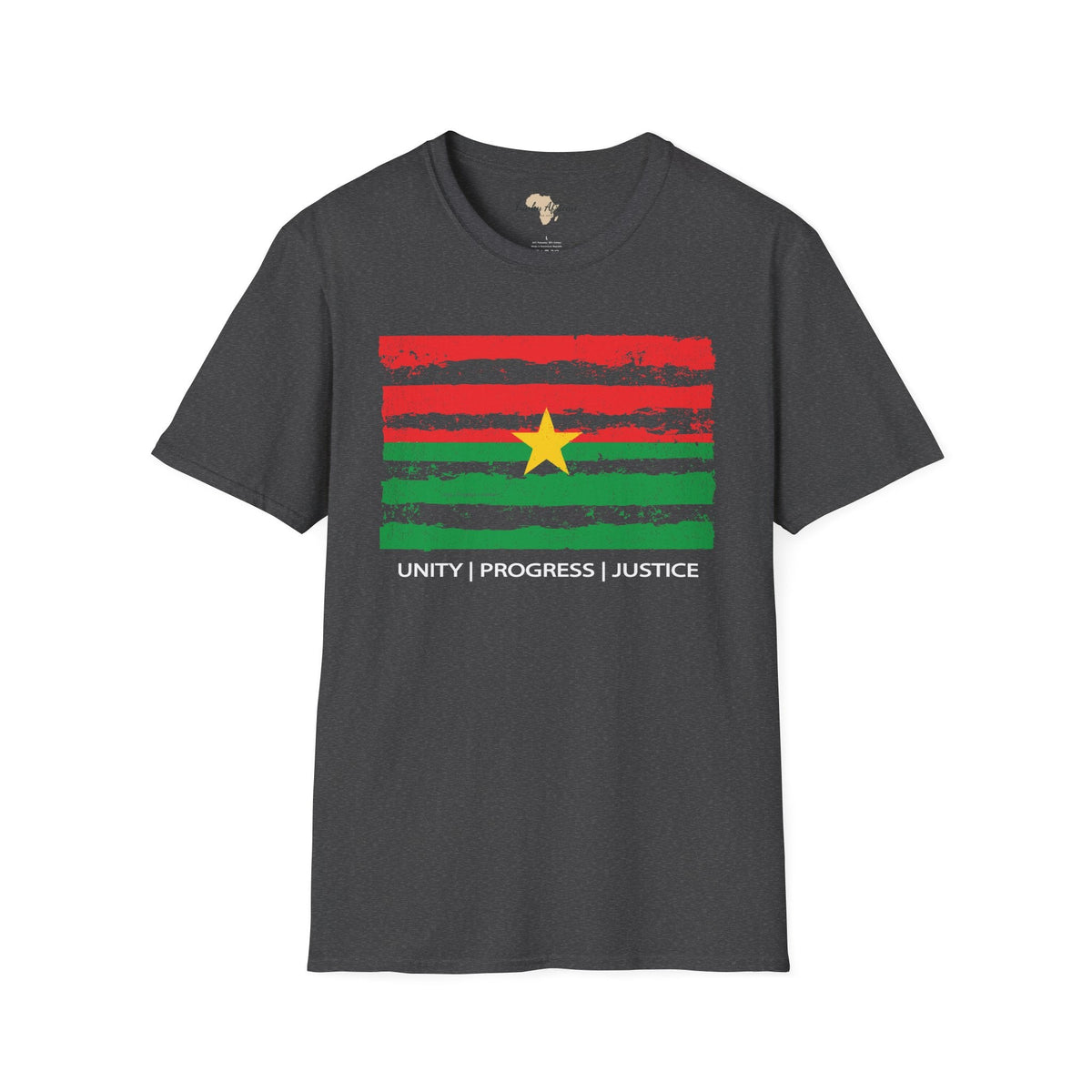 Burkina Faso strip unisex softstyle tee Funky African