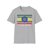Ethiopia strip unisex softstyle tee