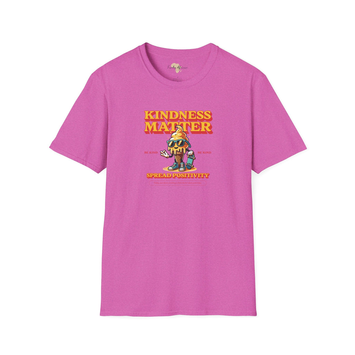 Kindness matter unisex softstyle tee Funky African