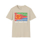 Eritrea strip unisex softstyle tee