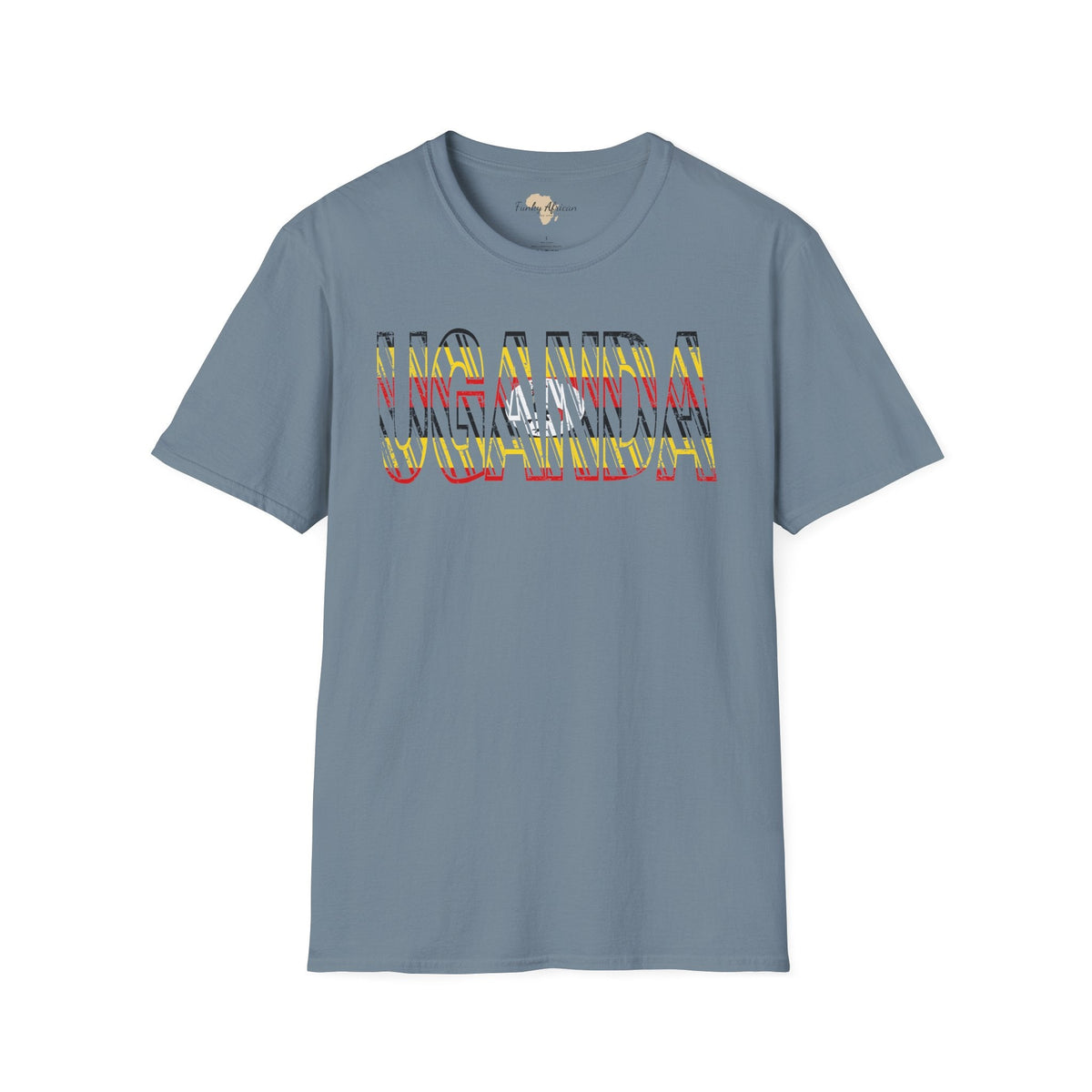 Uganda text unisex softstyle tee Funky African