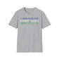 Lesotho text unisex softstyle tee