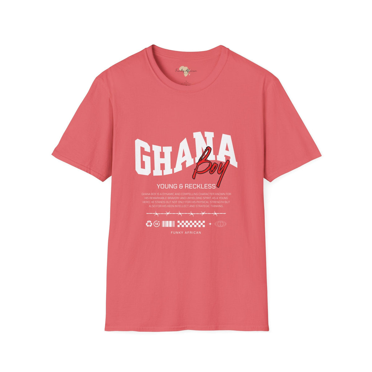 Ghana boy unisex softstyle tee Funky African