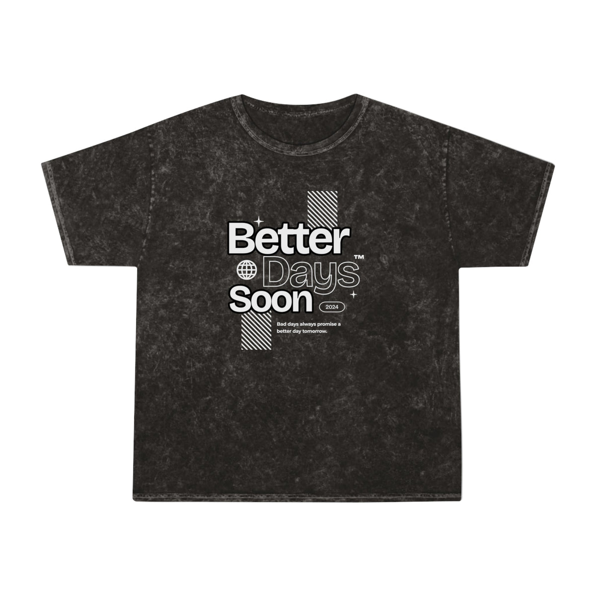 Better days soon unisex wash tee Funky African