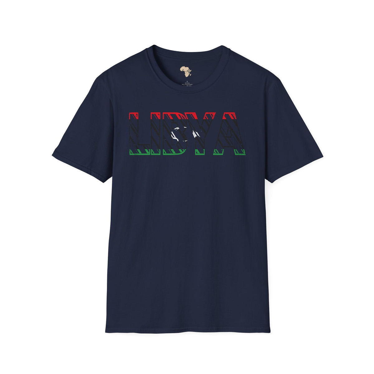 Libya text unisex softstyle tee Funky African