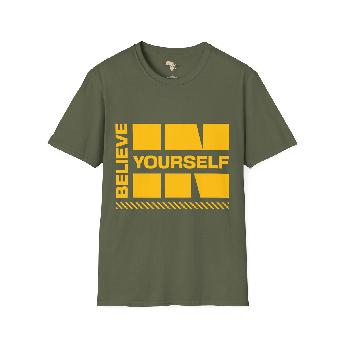 Believe in yourself unisex tee Funky African