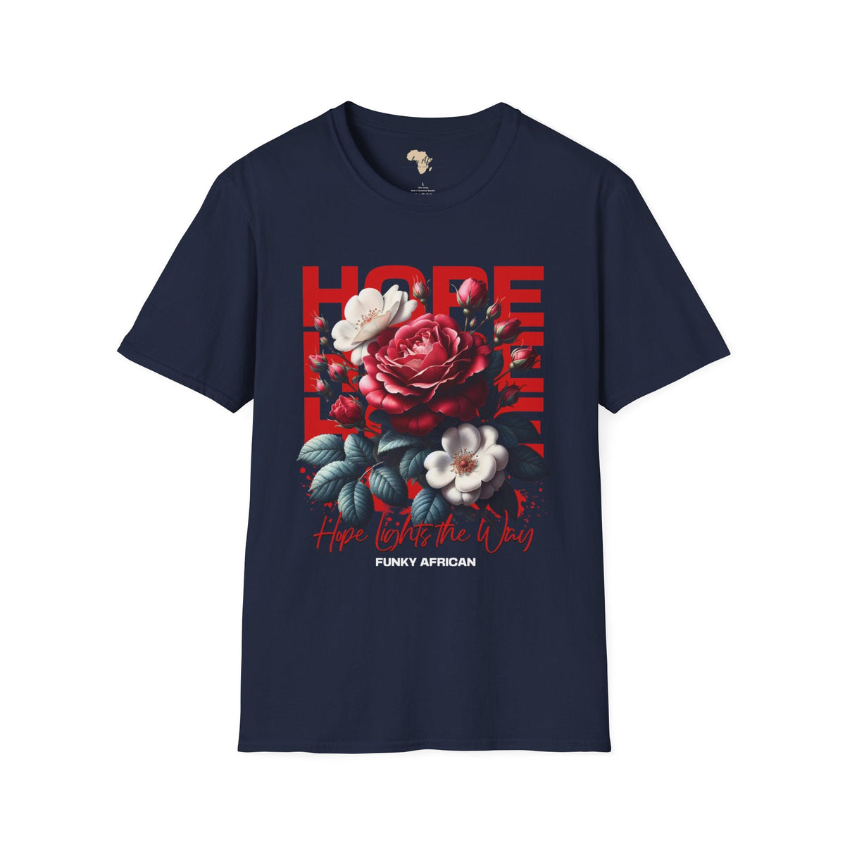 Hope lights the way unisex tee Funky African