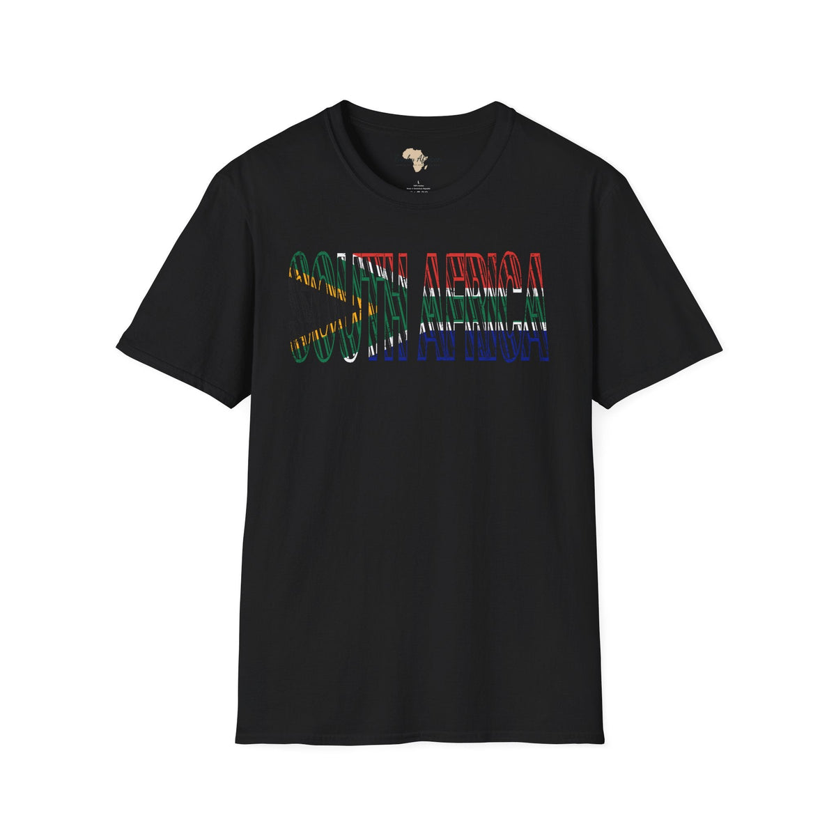 South African text unisex softstyle tee Funky African