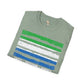 Sierra Leone strip unisex softstyle tee