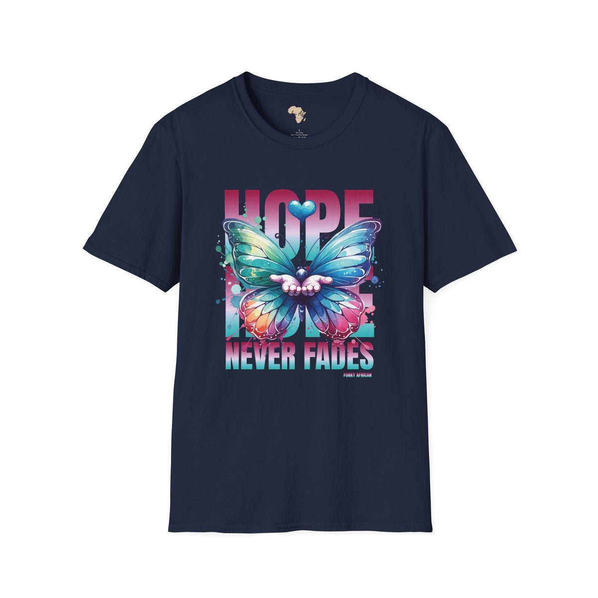 Hope never fails unisex softstyle tee Funky African