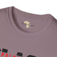 Unapologetically black unisex softstyle tee